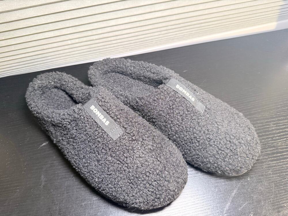Bombas Sunday Slipper Women’s Size 8 Black Sherpa House Shoes Cozy